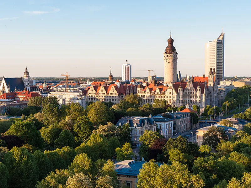 Stadtansicht Leipzig