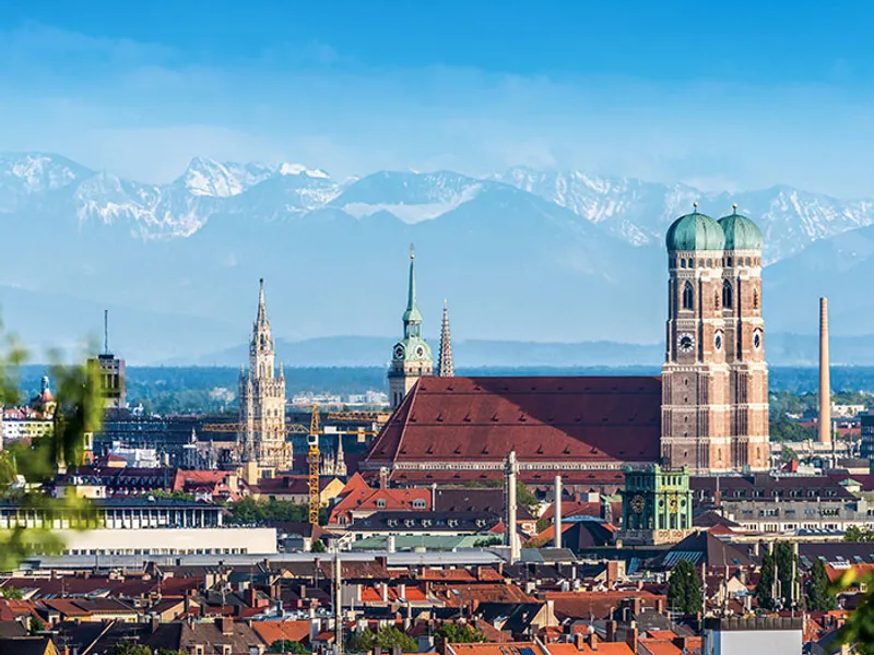 Stadtbild von München.