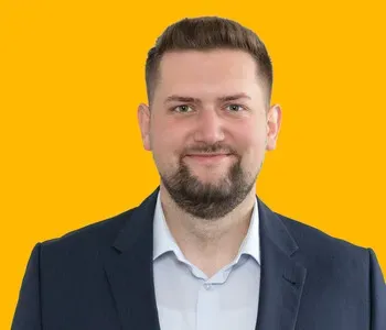 Porträt von Maksim Chernov (Mecklenburgische Versicherung) Porträt von Maksim Chernov (Mecklenburgische Versicherung)