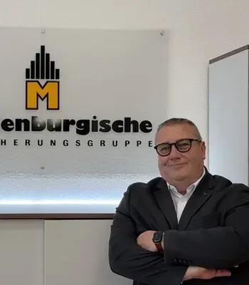 Porträt von Glenn Burgemann (Mecklenburgische Versicherung) Porträt von Glenn Burgemann (Mecklenburgische Versicherung)